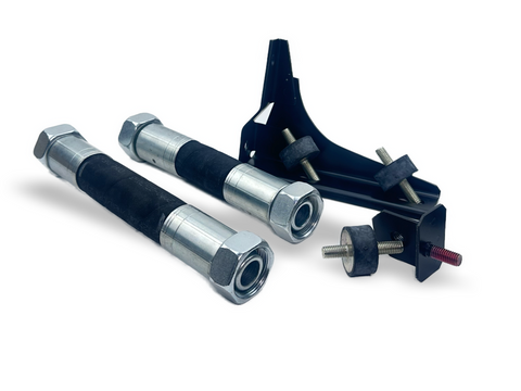 Upgrade your Porsche 911 trombone oil cooler to a 28-bar "jail bar" with this OE Mounting Kit. Secure fit, stable for spirited drives from PMB Performance.