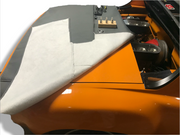 Porsche 914 Mom's Service Cover at PMB Performance: New full long coverage, Softouch polyester, fleece-lined, spill-proof, tool fence. Fits 914-6 GT flares!