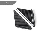 AutoTecknic Dry Carbon Side Mirror Wind Deflector Set - Porsche 911 (991) | 981 Boxster/Cayman | 718 (982)