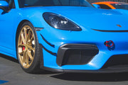 APR Carbon Front-Bumper Canards for Porsche 718 Cayman GT4, product view 2