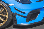 APR Carbon Front-Bumper Canards for Porsche 718 Cayman GT4, product view 3