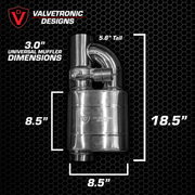 UNIVERSAL VALVED MUFFLER KIT