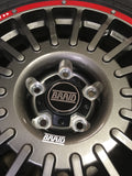 Replacement BRAID center caps: Optional caps for BRAID wheels, available in various sizes and bolt patterns. Prices are per cap. Shop now at PMB.