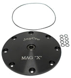 JayCee Black 8-Bolt Magnetic Oil Sump X-Plate