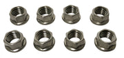 JayCee M8 x 1.25 Flanged Stainless Steel Nuts, Set of 8 - View 2