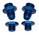 JayCee Blue AN-6 Top-Mount Fuel Inlets for Weber 48 IDA, Pair