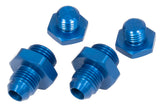 JayCee Blue AN-6 Top-Mount Fuel Inlets for Weber 48 IDA, Pair - View 2