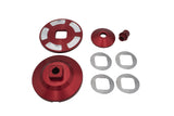 Billet Alternator Pulley, Red