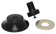 JayCee Black Broached Crankshaft Pulley Bolt with Hat