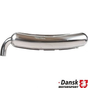 MUFFLER SPORT 911 - Single 70 mm Outlet, Polished Stainless Steel