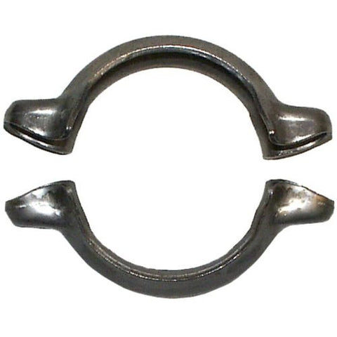 EXHAUST CLAMP, GALVANIZED WITHOUT BOLTS-75 MM, 911