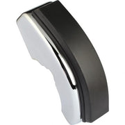 Front Left Bumper Override with Rubber Buffer for Porsche 911, Chrome, Narrow Trim