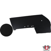 Left Door Trim Panel for Porsche 911, Black Braided Leather Look