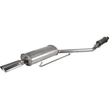 REAR OE STYLE MUFFLER, STAINLESS WITH POLISHED TAIL PIPE, 924
