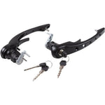 DRILLED BLACK WITH LOCK AND KEYS, L-R OUTER, 2 PER SET, 911-912