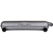 JP Dansk painted RSR street and racing rear muffler for classic Porsche 911, alternate view