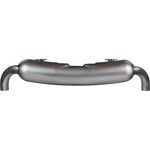 SPORT MUFFLER, DUAL 70 MM OUTLET PIPE, STAINLESS STEEL, SSI