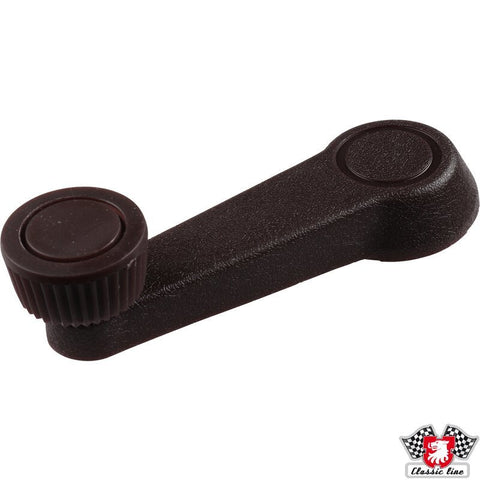 Revive your VW Golf, Jetta, Scirocco, T2, T3, T4, or Transporter with our Brown Window Crank! This perfect replacement fits both left and right side windows, ensuring smooth operation. Made from durable materials for long-lasting performance, you can enjoy the ease of manual windows once again. Compatible part numbers include 321837581A and 321837581A90V for easy installation!
