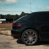Rennline Carbon Fiber Hatch Spoiler for Macan: Hand-laid carbon fiber with UV gloss finish, OEM+ fit, easy install.  Shop now at PMB Performance.