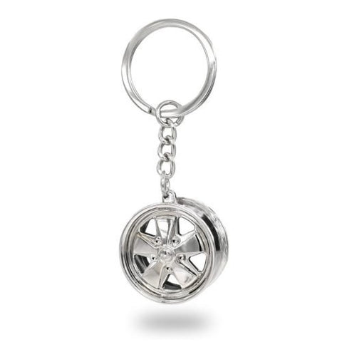 Fuchs Wheel Chrome Key Chain