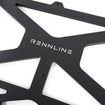 Rennline Billet X-Brace for Macan: 6061-T6 billet aluminum enhances rigidity, steering, and cornering with easy install. Shop now at PMB Performance.