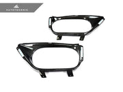 AutoTecknic Dry Carbon Exhaust Shield - Nissan R35 GTR