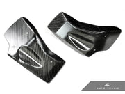 AutoTecknic Dry Carbon Fiber Brake Cooling Duct - Nissan R35 GTR
