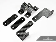 AutoTecknic Dry Carbon Fiber Brake Cooling Duct - Nissan R35 GTR