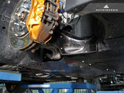 AutoTecknic Dry Carbon Fiber Brake Cooling Duct - Nissan R35 GTR