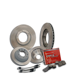 911S/L/930 Brake Bundle (’69–’76): Sebro rotors, soft lines, Porterfield pads & hardware—save \$50! (*No caliper service*). Shop now only at PMB Performance.