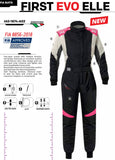 OMP Evo First ELLE Racing Driver Suit Driver Race Suit, FIA 8856-2018