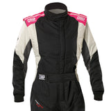 OMP Evo First ELLE Racing Driver Suit Driver Race Suit, FIA 8856-2018