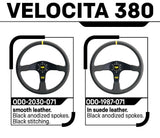OMP Velocita 380 Steering Wheel – 380mm Flat, Leather or Suede