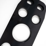 Rennline Billet Tunnel Brace for Macan: CNC-machined 6061-T6 aluminum for improved rigidity, replacing the factory brace. Shop now at PMB Performance.
