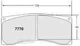 Performance Friction PFC Rear Brake Pad Set for GT3/GT4 Race Applications