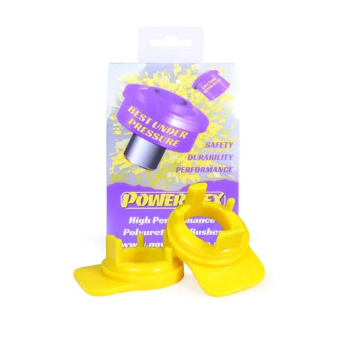 PowerFlex insert for Porsche Boxster 986/987, Cayman 987 engine mount cuts flex with polyurethane, 25-30% stiffer than OEM rubber. Shop now at PMB Performance.