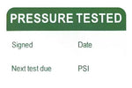 100% Pressure Tested