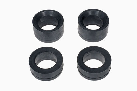 Porsche 924/944/968 spring plate bushing set, sport rubber, 4pcs, stiffer for better handling, 1 set/car, stock replacement. Shop now at PMB Performance.