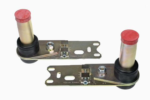 Porsche 924/944 adj. spring plate set, fits 924 2.0/Turbo (76-85), 944 (82-85). Motorsport, stiffer rubber bushings, 1 set/car. Shop now at PMB Performance.