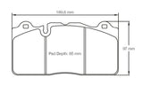 Pagid Racing Front Brake Pads for Chevrolet Camaro Z28 [Gen 5] [ceramic brakes]