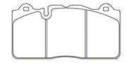 Pagid Racing Front Brake Pads for Chevrolet Camaro Z28 [Gen 5] [ceramic brakes]