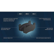 Pagid Racing Rear Brake Pad Set No. 8187 RSC1 product image 2