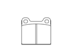 Pagid Racing Front/Rear Brake Pads for Porsche 356/914/912/911
