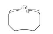 Pagid Racing Front Brake Pad Set No. 4910 for Audi/Bentley RS6 (C6)/Continental GT