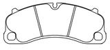 Pagid Racing Front/Rear Brake Pad Set No. 4924 for Porsche 911/981/718/991/992