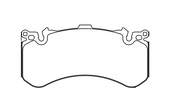 Pagid Racing Front Brake Pad Set No. 4937 RSC1