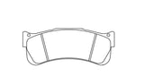 Pagid Racing No. 2488 Front Brake Pads for Porsche 997 (2007–2012)