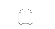 Pagid Racing H42 Front Brake Pads for Jensen Healey/Healey GT