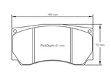 Pagid Racing RSL1 Front Brake Pads