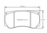 Pagid Racing RSL1 Front Brake Pads